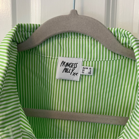 Princess Polly Stripped Button Up Top - Picture 3 of 7